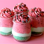 Watermelon Cheesecake Pudding