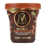 Double Almond Brown Butter Ice Cream Tub