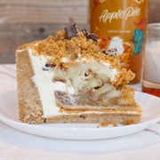 Bailey's Apple Pie Stuffed Cheesecake