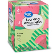 Great Value Sparkling Watermelon Juice Beverage