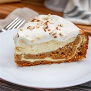Carrot Cake Swirl Cheesecake
