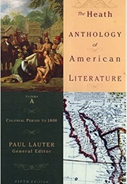 The Heath Anthology of American Literature Volume a (Paul Lauter)