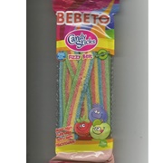 Bebeto Fizzy Belt Candy Sticks