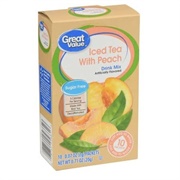 Great Value Iced Tea With Peach