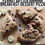 Banana Peanut Pizza