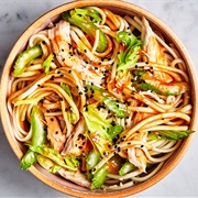 Soba With Chicken and Ginger Peanut Satay