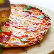 Bacon Hot Sauce Pizza