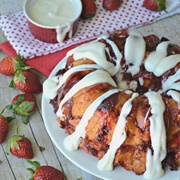 Strawberry Cheesecake Monkey Bread