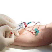 Take a Blood Sample From Someone