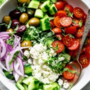 Greek Salad With Cucumber