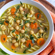Chickpea Noodle Soup