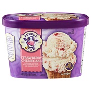 Purple Cow Strawberry Cheesecake