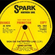 Gene Latter - Sign on the Dotted Line