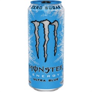 Zero-Sugar Ultra Blue A.K.A. the Blue Monster