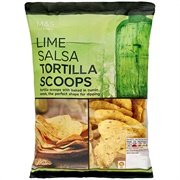 Lime and Salsa Tortilla Scoops