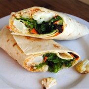 Boiled Cauliflower Wrap