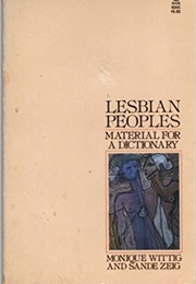 Lesbian Peoples (Monique Wittig)