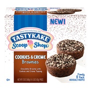 Tastykake Scoop Shop Cookies and Creme Brownie