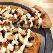 Apple Raisin Pizza
