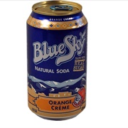 Blue Sky Orange Creme