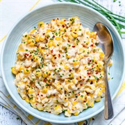 Creamed Corn With Cheddar