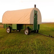 Cozy Sheep Wagon (Shirley Basin, WY)