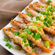 Steamed Tiger Prawn