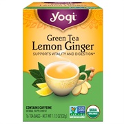 Yogi Green Tea Lemon Ginger