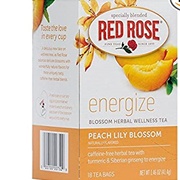 Red Rose Peach Lily Blossom Tea