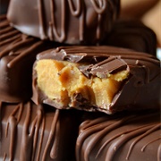 Chocolate Covered Peanut Fudge