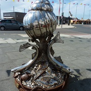 Winkle Club Statue, Hastings, UK