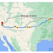 Cross Country Road Trip to Vegas