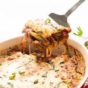 Courgette Mushroom Lasagna