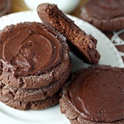 Frosted Chocolate Cookies