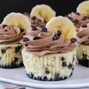 Banana Chocolate Chip Cheesecakes