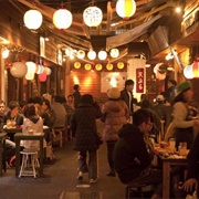 Eat at Kokusai Dori Yataimura, Okinawa