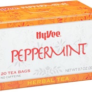 Hyvee Peppermint Tea