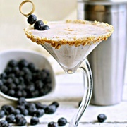 Blueberry Cheesecake Martini