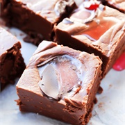 Chocolate Covered Cherry Fudge