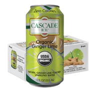 Cascade Ice Organic Ginger Lime
