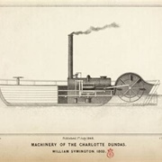 William Symington Demonstrates His Charlotte Dundas 1803