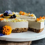 Lemon Lucuma & Coconut Raw Cheesecake
