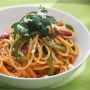 Spaghetti Neapolitan (Japanese Ketchup Pasta)