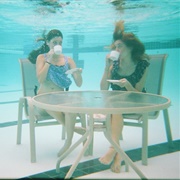 Have an Underwater Tea Party in the Pool
