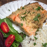 Sesame Seed Crusted Salmon