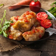 Boiled Cabbage Roll