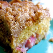 Rhubard Coffee Cake