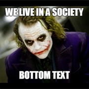 Joker We Live in a Society
