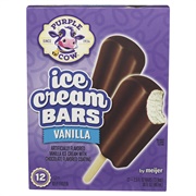 Purple Cow Vanilla Ice Cream Bars