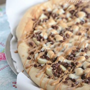Apple and Peanut Pizza